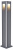 Наземный высокий светильник Kink Light Крисми 09210-F(220V),16(RGB)