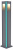 Наземный высокий светильник Kink Light Крисми 09210-F(220V),16(07)